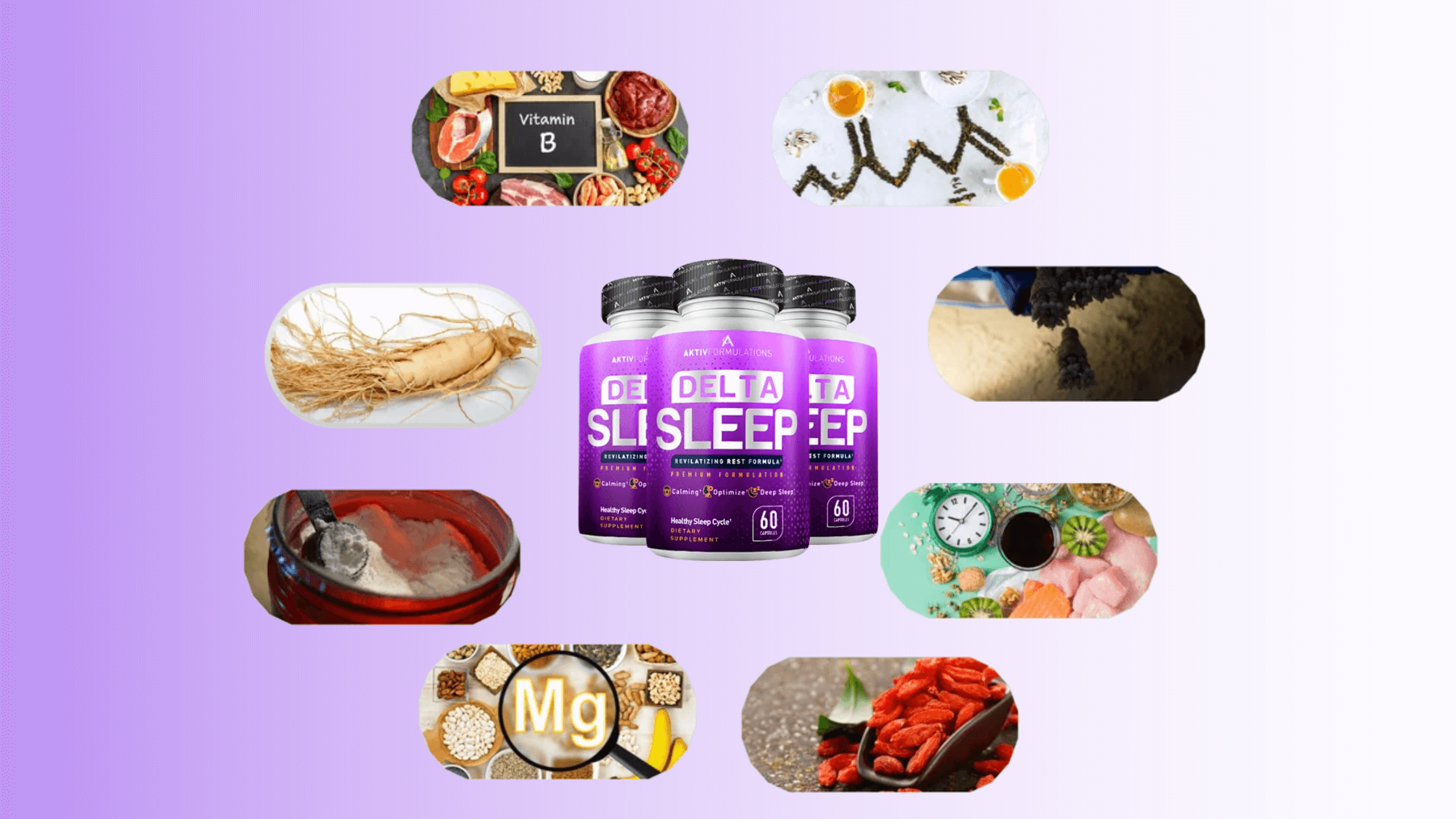 Aktiv Formulations Delta Sleep Ingredients