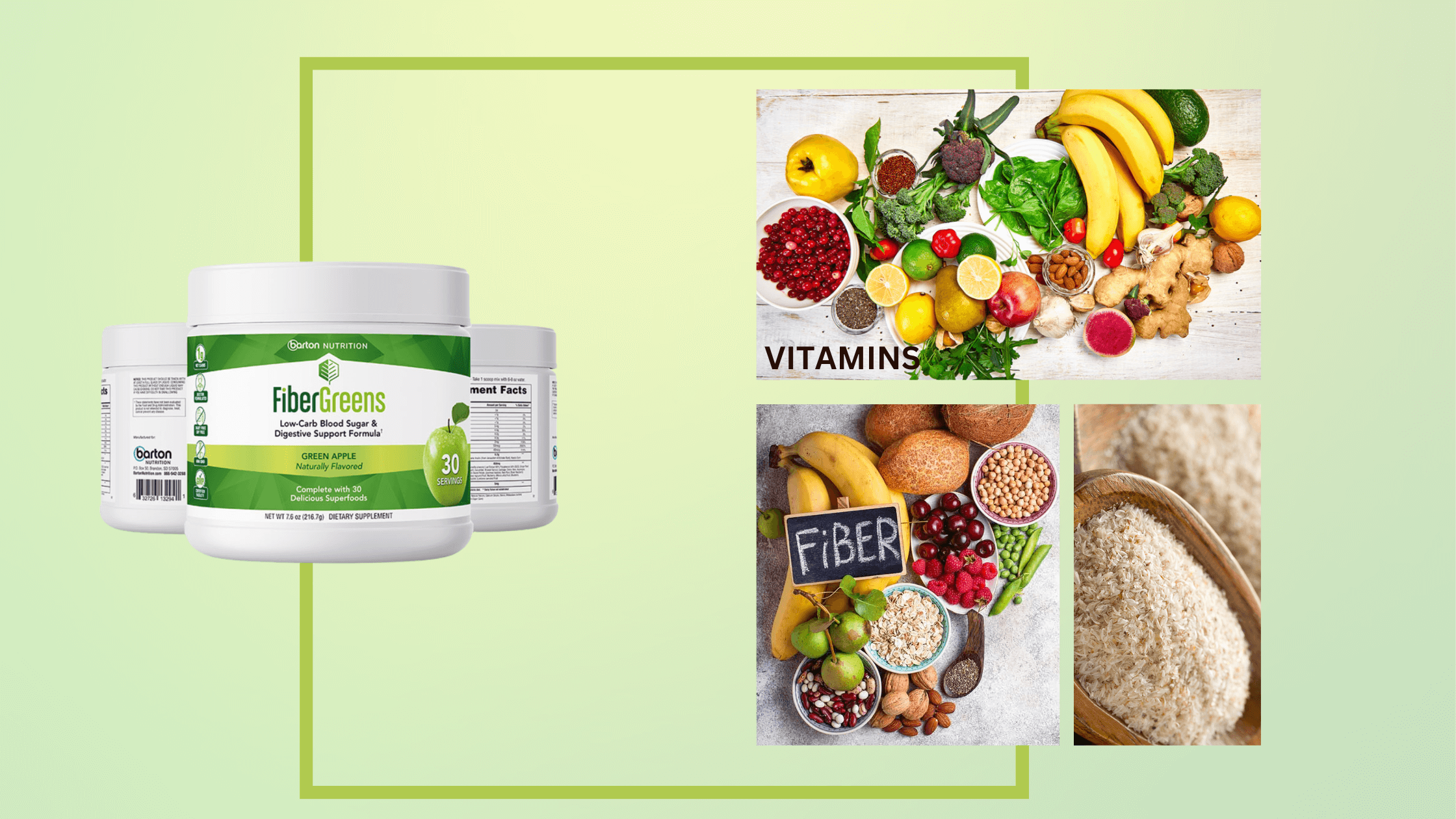 Fiber Greens Ingredients